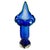 Mid-Century Modern Blue Murano Glass Vase Shaped as Calla Lily, Italy, 1960s For Sale - Image 9 of 9