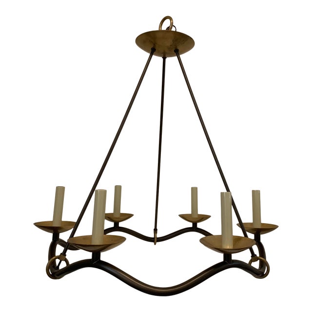 Visual Comfort Barry Goralnck Choros Chandelier In Aged Iron With