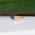 Metal Ceylon Blue Sapphire Ring With Earth-Mined Diamond Accents in Solid 14k Gold, Size 6.75 For Sale - Image 7 of 10