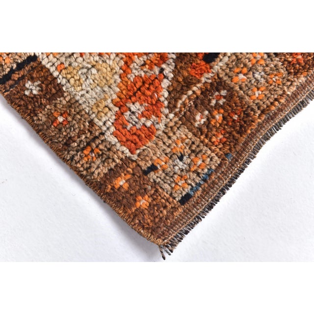 Textile Vintage Runner Rug in Wool For Sale - Image 7 of 12