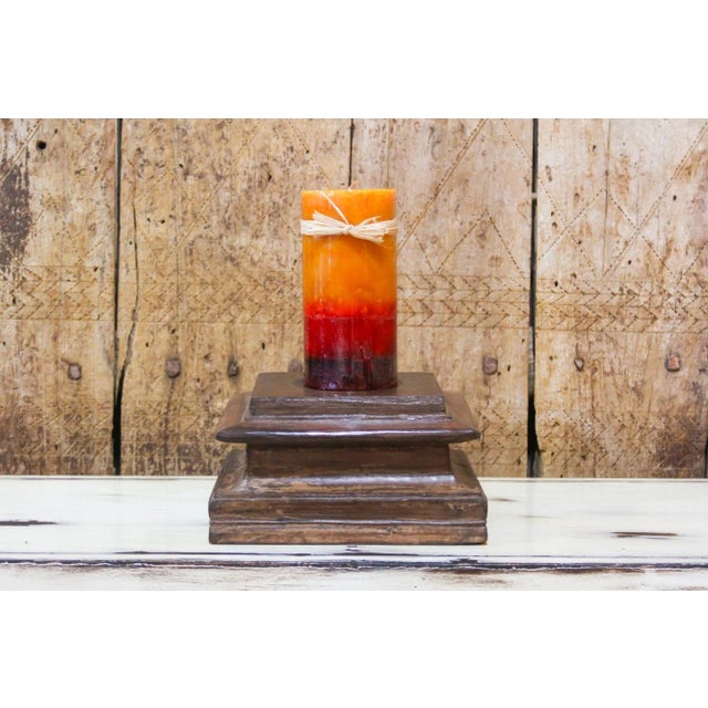 Wood 19th Century Architectural Candle Holder For Sale - Image 7 of 8