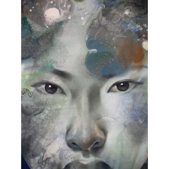 Silawit Poolsawat, Asian Beauty, 2000s, Acrylic Painting on Canvas, Framed For Sale - Image 3 of 10
