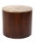 Modern Pair of Gio Ponti Style Granite and Wood Barrel Shaped End Tables For Sale - Image 3 of 6