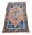Front of Kitchen Sink Rug Hand Made Small Turkish Rug Bath Mat Faded Mini Rugs 2'2" X 3'10" For Sale - Image 4 of 14