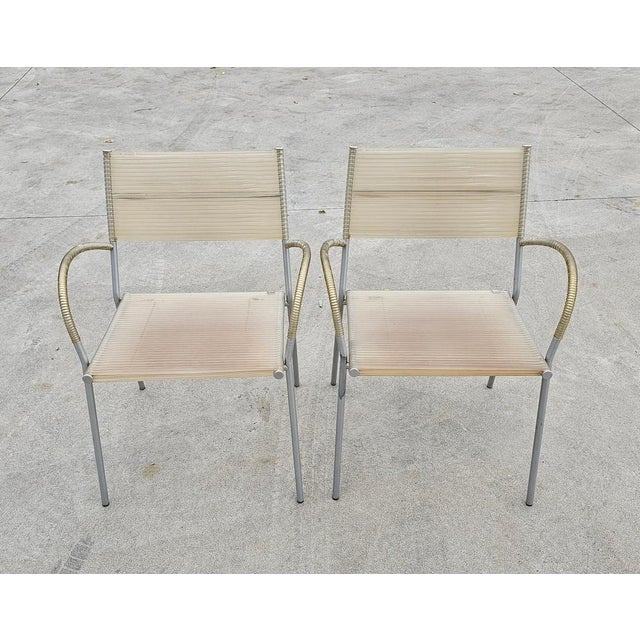 Tito Agnoli Vintage Italian Dining Chairs by Tito Agnoli for Piero Bonacina, 1990s, Set of 4 For Sale - Image 4 of 15