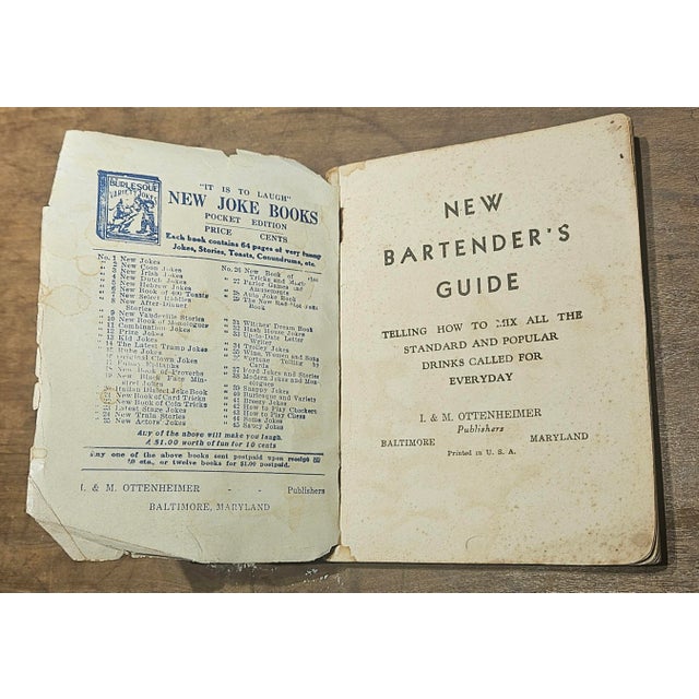 Late 19th Century Classic 1920, “Bartender’s Guide to Cocktails” For Sale - Image 5 of 10