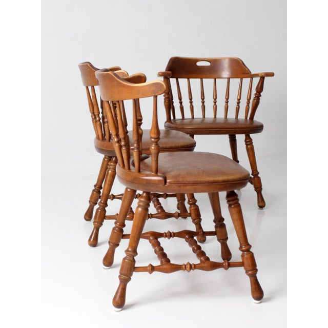 Mid-Century Dinaire Windsor Dining Chairs Set 6 For Sale - Image 17 of 18