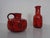 Ceramic Red Lava Ceramic Vases from Gräflich Ortenburg, 1960s, Set of 2 For Sale - Image 7 of 18
