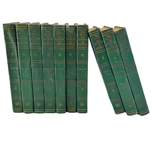 Antique "The Wit and Humor of America" Complete 10-Volume Book Set, Dated 1911 For Sale - Image 11 of 11