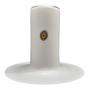 Mid-Century Modern Circa 1960s White Lattimo Pendant Lamp Shade by Alessandro Pianon for Vistosi