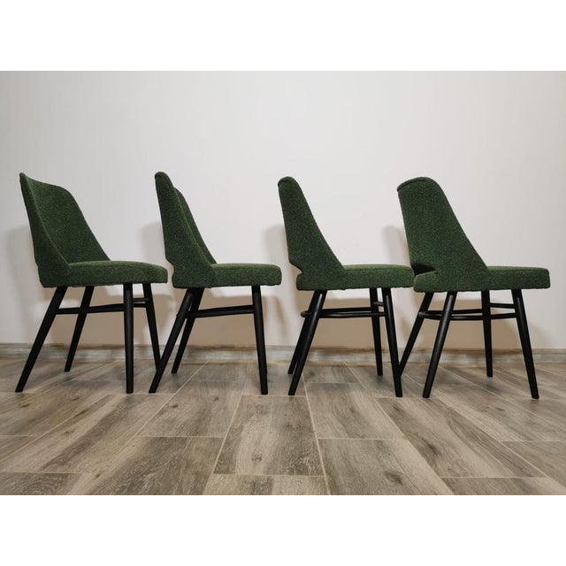 Dining Chairs by Radomir Hoffman for Ton, 1950s, Set of 4 For Sale - Image 5 of 18