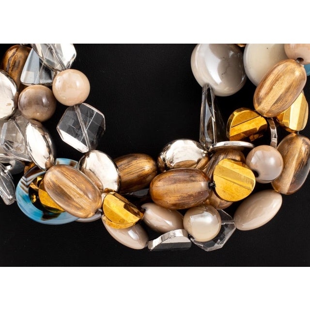 Modern Oscar De La Renta Bead Necklace For Sale - Image 3 of 6