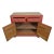 Vintage Elm Persimmon Rustic Accent Cabinet For Sale - Image 4 of 6