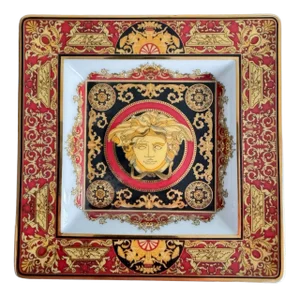 Medusa Square Bowl by Versace for Rosenthal, 1993