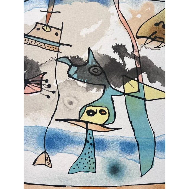 After Joan Miró, The Birth of the Day, 1957, Lithograph For Sale - Image 4 of 10
