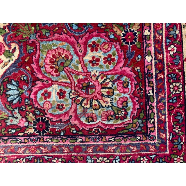 Textile Antique Handmade Wool Oriental Tribal Rug For Sale - Image 7 of 10