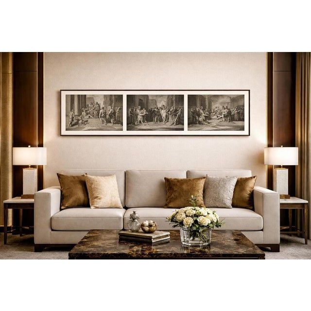 Early 18th Century Life of Christ and the Apostles, 1700, Paper, Set of 3 For Sale - Image 5 of 10