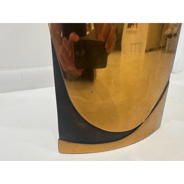 1970s Esa Fedrigolli Italian Bronze Sculptural Table Lamp For Sale - Image 9 of 11