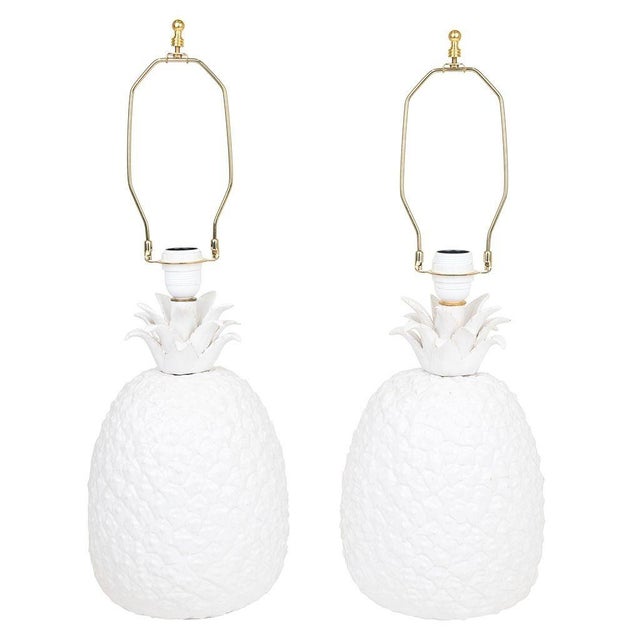 These delicately crafted, porcelain lamps have been rewired to U.S. standards, with a gold cord and toggle switch, and...
