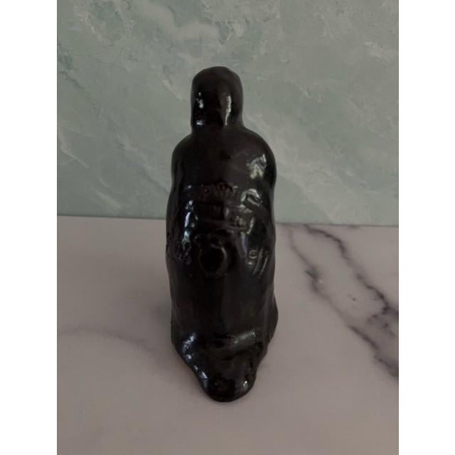 Farmhouse Peppertown Pottery Ceramic Penguin by Artist Riley, Mississippi Crafts Center For Sale - Image 3 of 5