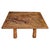 Andrianna Shamaris Minimalist Hand Carved Teak Wood Side Table or Coffee Table For Sale - Image 15 of 18