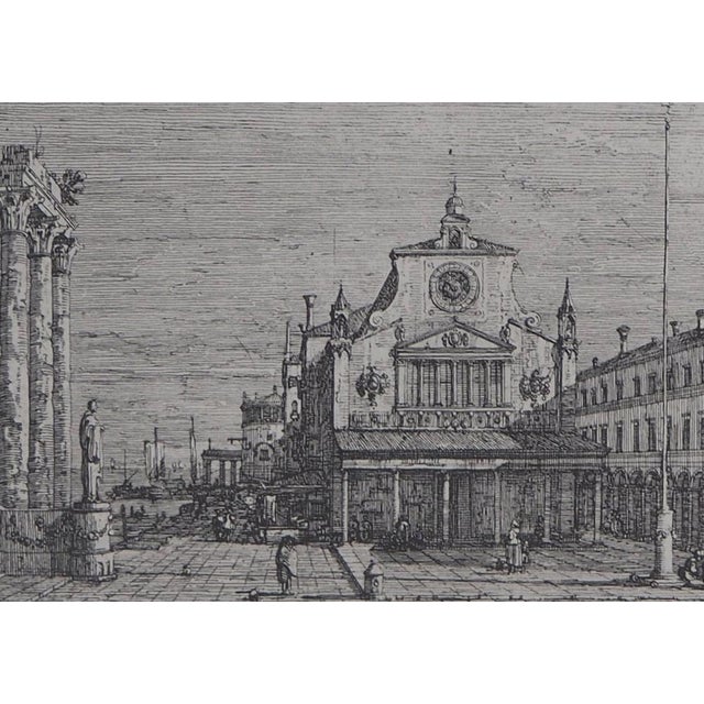 Giovanni Antonio CANAL aka Canaletto (after) View of the Church of San Giacomo di Rialto in Venice, 1975 Heliogravure...