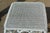 1970s Vintage Square White Wicker End / Side Table W/ Fiddlehead Scroll Work & Lower Shelf For Sale - Image 5 of 14