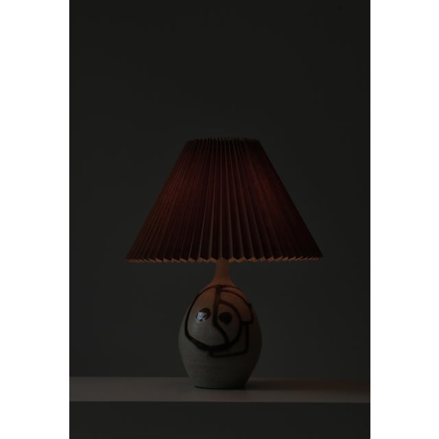 Scandinavian Modern Table Lamp from AP Stoneware, Bornholm, Denmark, 1970s For Sale - Image 10 of 15