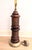 Mid-Century Modern Mid Century Turned Wood Column Lamp With Rush Accent For Sale - Image 3 of 9