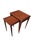 An elegant pair of vintage nesting tables by LB Van Server Co., beautifully crafted from solid mahogany and featuring...