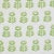 Schumacher Rosenborg Hand Print Fabric in Green For Sale