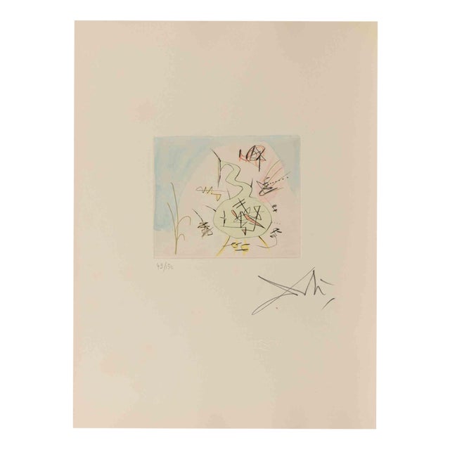 Salvador Dali, Phiole, Etching, 1968-9 For Sale