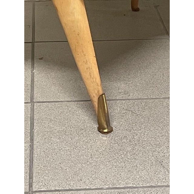 Italian Bedside Tables in Birch Burl and Glass, 1950s, Set of 2 For Sale - Image 18 of 18