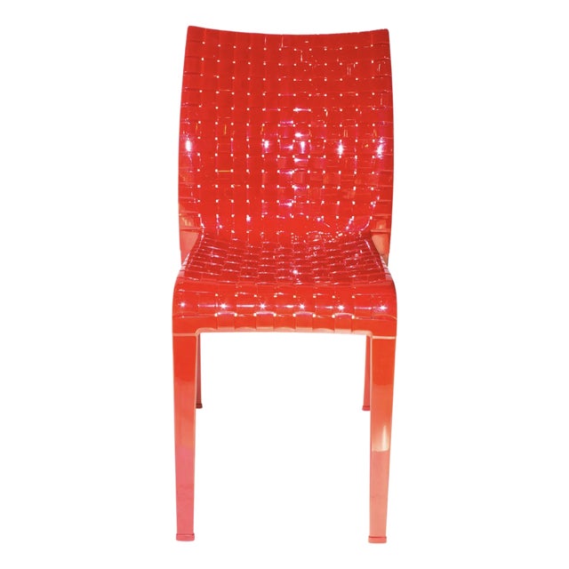 Kartell Ami Ami Chair in Red by Tokujin Yoshioka- Set of 4 For Sale