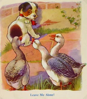 1940s Greedy Geese, 1941, Lithograph