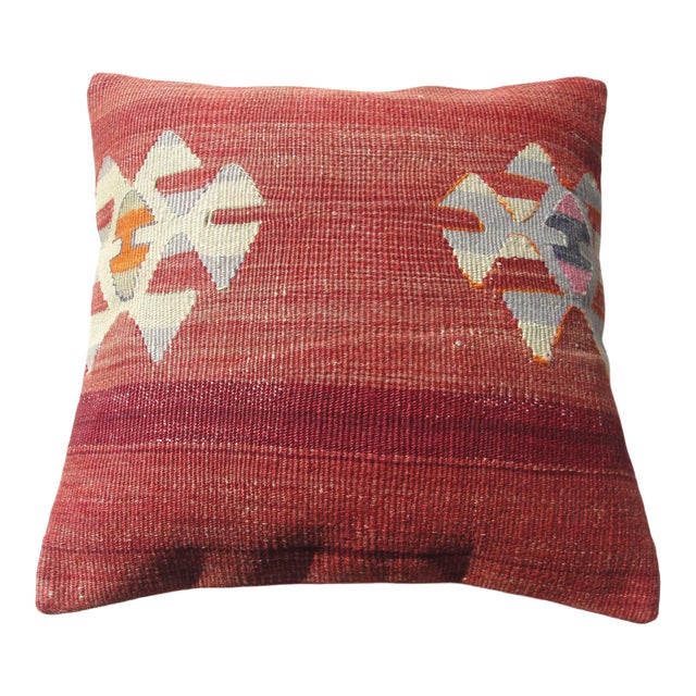 Kilim Rug Pillow Cover 16" For Sale