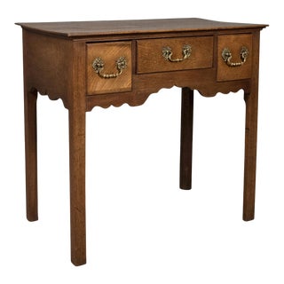 1900s Victorian Walnut Lowboy For Sale