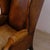 Victorian English Bergere Leather Armchair For Sale - Image 4 of 18