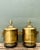 Vintage Brass Medallion Ring Lamps - A Pair For Sale - Image 10 of 12