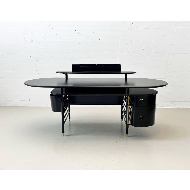 Model 617 Johnson Wax Desk by Frank Lloyd Wright for Cassina, 1992 For Sale - Image 12 of 18