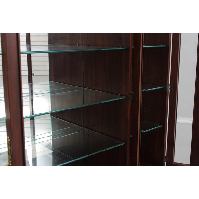 Henkel Harris Model 2386 Mahogany Breakfront For Sale In Philadelphia - Image 6 of 18