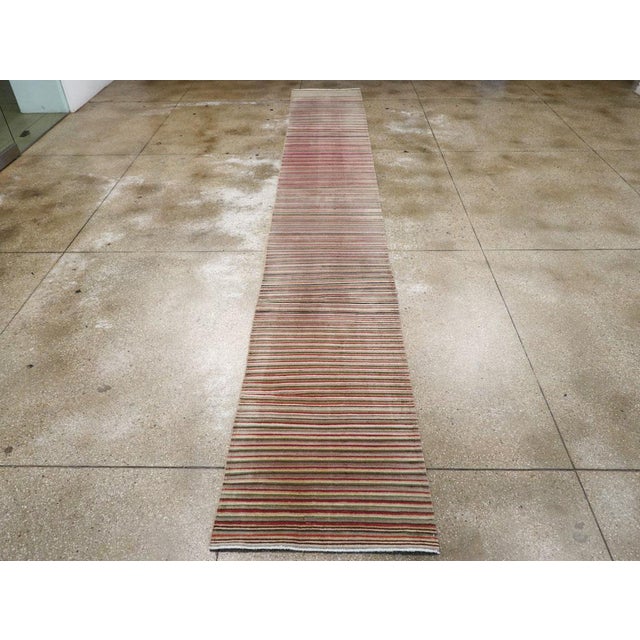 Galerie Shabab Collection Mid-20th Century Turkish Anatolian Long Runner For Sale - Image 4 of 10