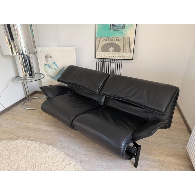 Leather Veranda Sofa by Vico Magistretti for Cassina, 1983 For Sale - Image 9 of 18