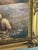 Beige Framed Dutch Oil on Canvas "Sheep in the Field", Late 19th Century For Sale - Image 8 of 8