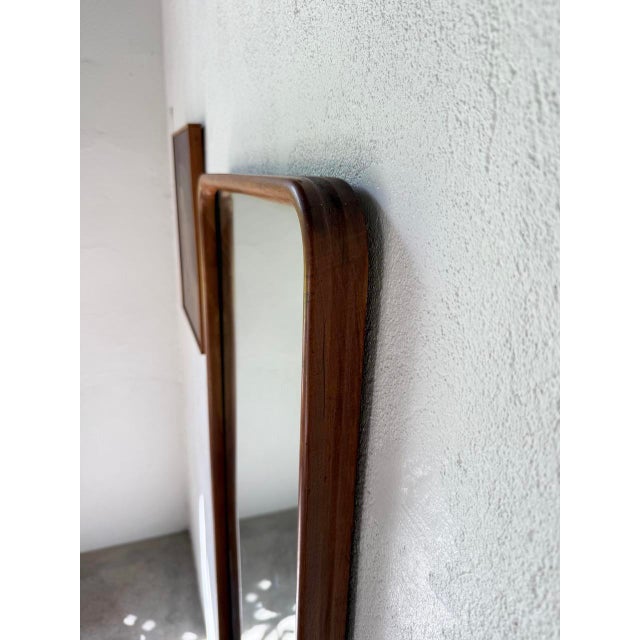 Scandinavian Mirror in Teak, 1970 For Sale - Image 11 of 18