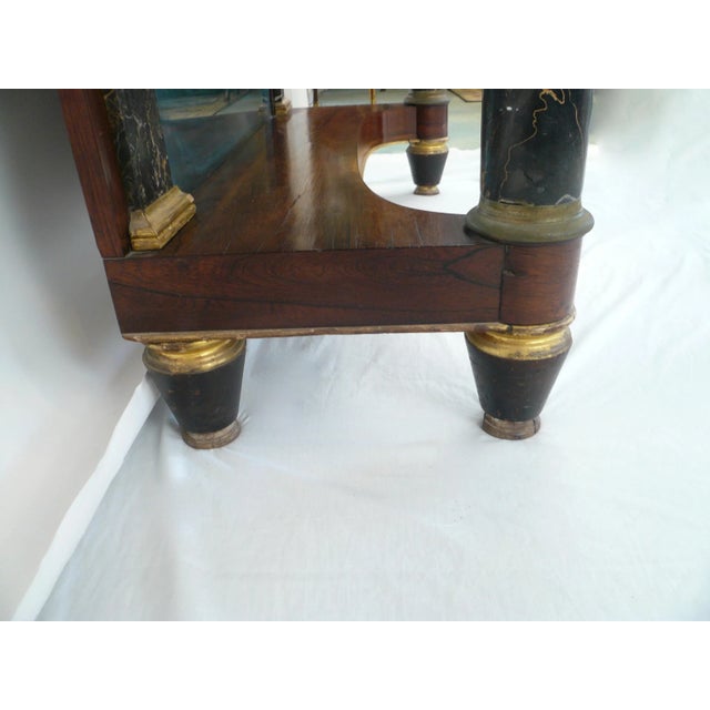 Empire Classical Marble Top Pier Table New York For Sale - Image 12 of 13