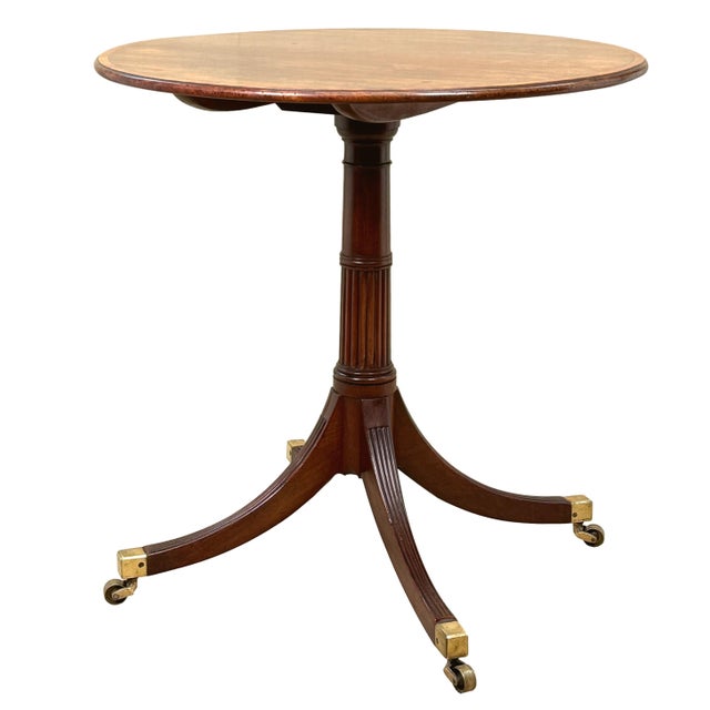 18th Century George III Mahogany Circular Lamp Table, 1790 For Sale - Image 12 of 12