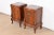French Provincial Romweber French Louis XV Flame Mahogany Nightstands, Circa 1920s For Sale - Image 3 of 12