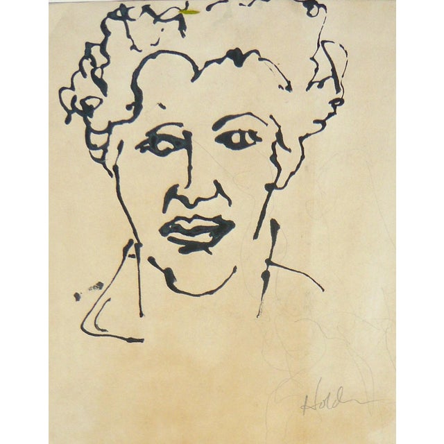 Contemporary "Portrait of Curiosity" by Martha Holden For Sale - Image 3 of 5