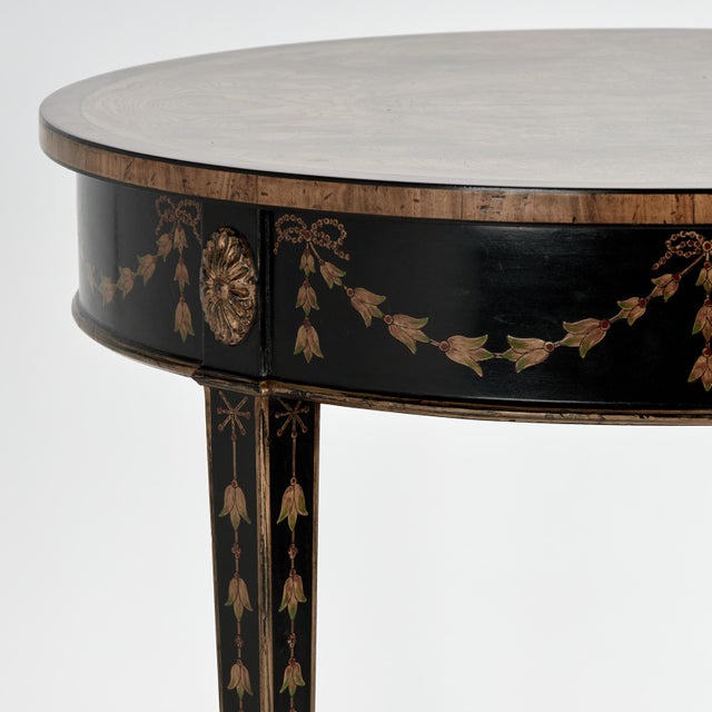 Pair of Adams Style Round Side Tables or Stands by Burton Ching For Sale - Image 10 of 12